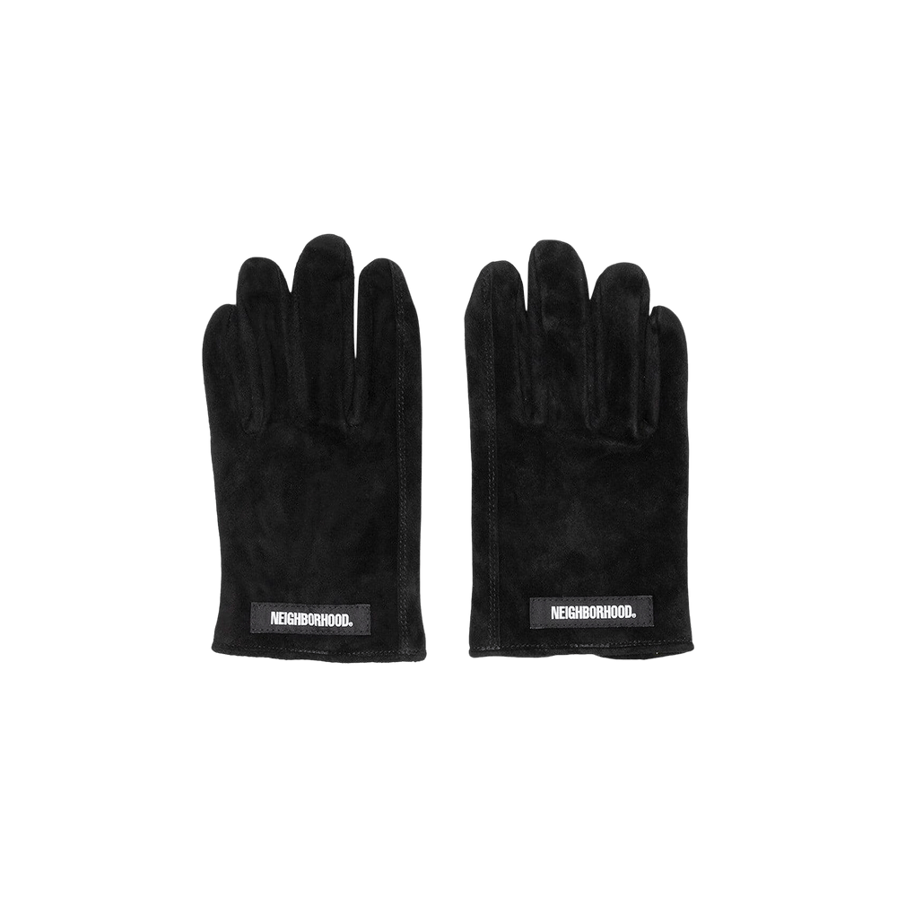 Buy Neighborhood Suede CL Gloves 'Black' - 202DPNH AC01 BLAC | GOAT