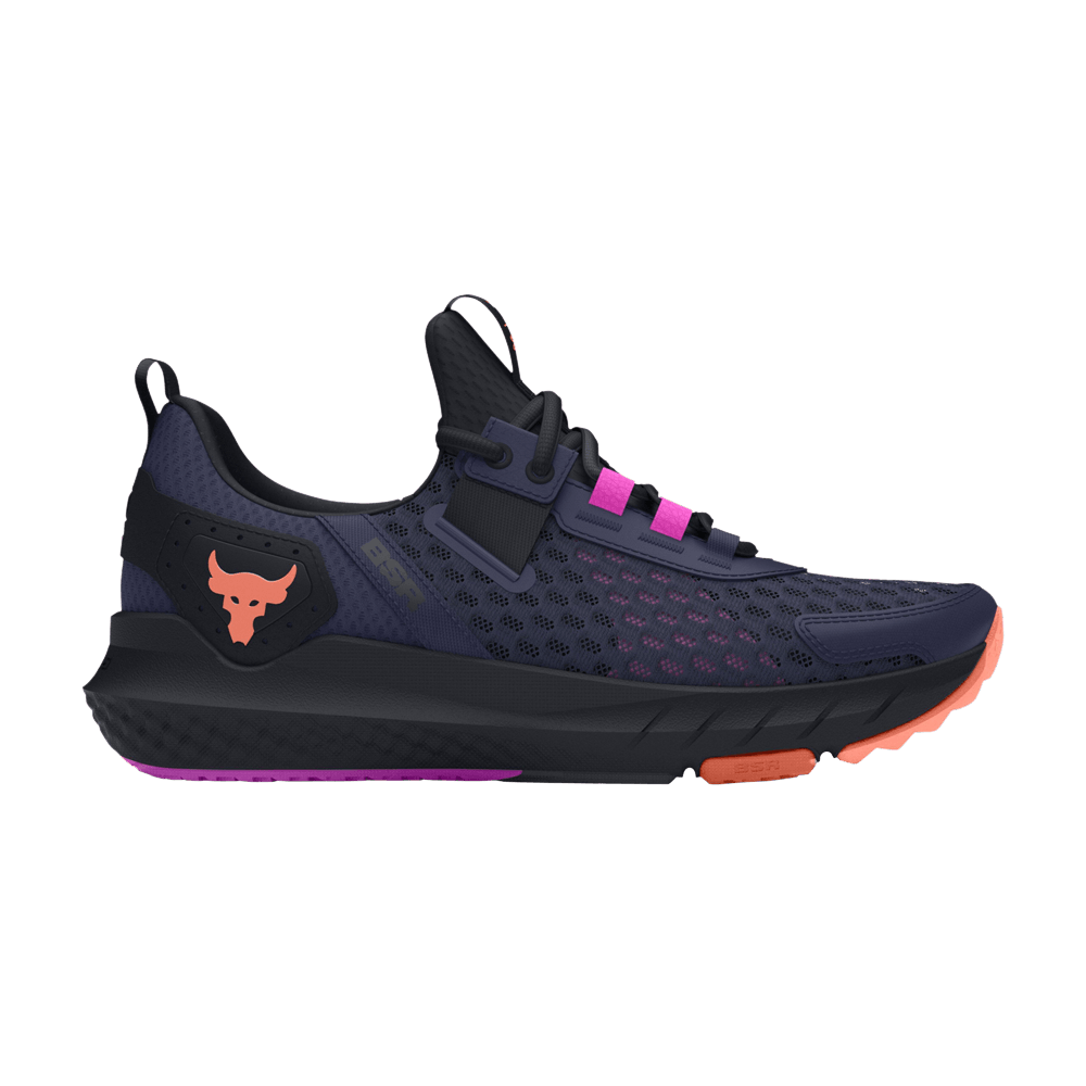 Buy Under Armour Project Rock BSR 4 GS 'Midnight Navy Flare Orange