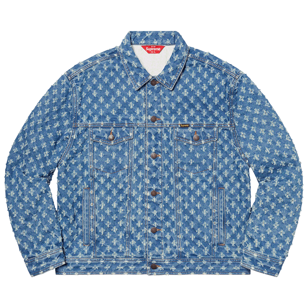 希少サイズ Supreme Hole Punch Denim Jacket XL 637158_00.png.png