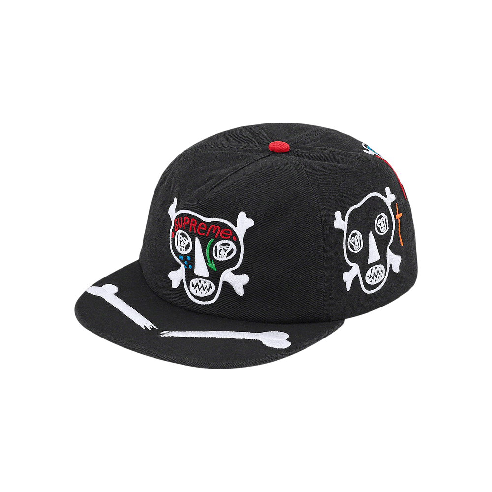 帽子 SUPREME Clayton Patterson Skulls 5-Panel Supreme Clayton Patterson Skulls 5-Panel (SS21) - $48