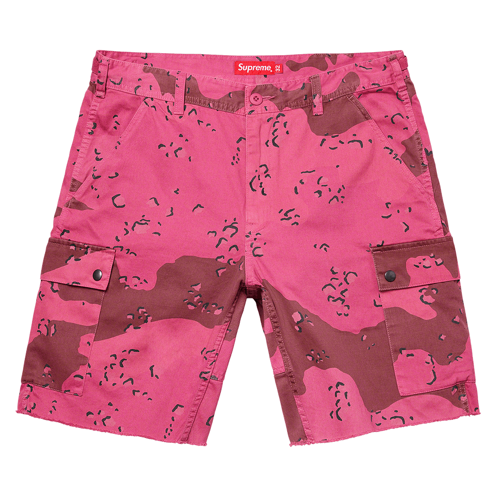 Buy Supreme Overdyed Camo Cargo Short 'Pink' - SS21SH10 PINK | GOAT