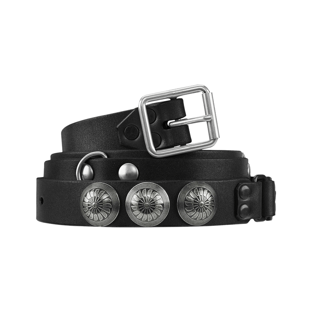 Buy Supreme x blackmeans Concho Leather Belt 'Black' - FW23A8