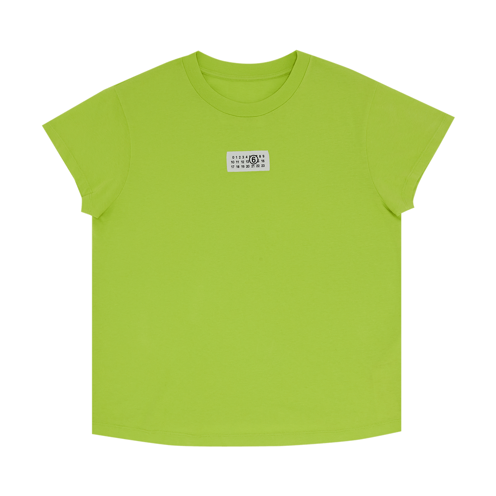 Buy MM6 Maison Margiela Cropped T-Shirt 'Neon Green' - S52GC0311