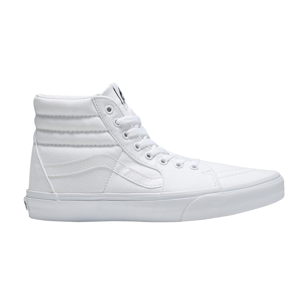Sk8-Hi Wide Canvas - True White
