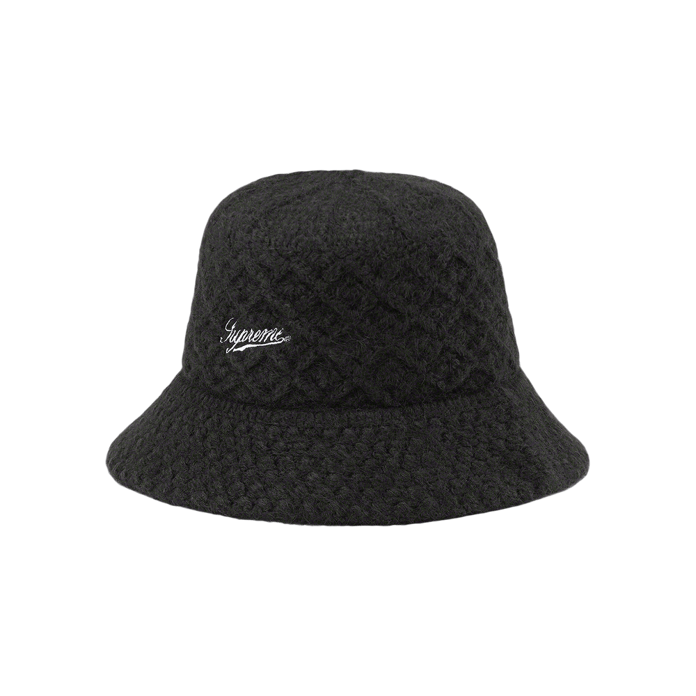 Size m/l Supreme Mohair Crochet Crusher 'Black'