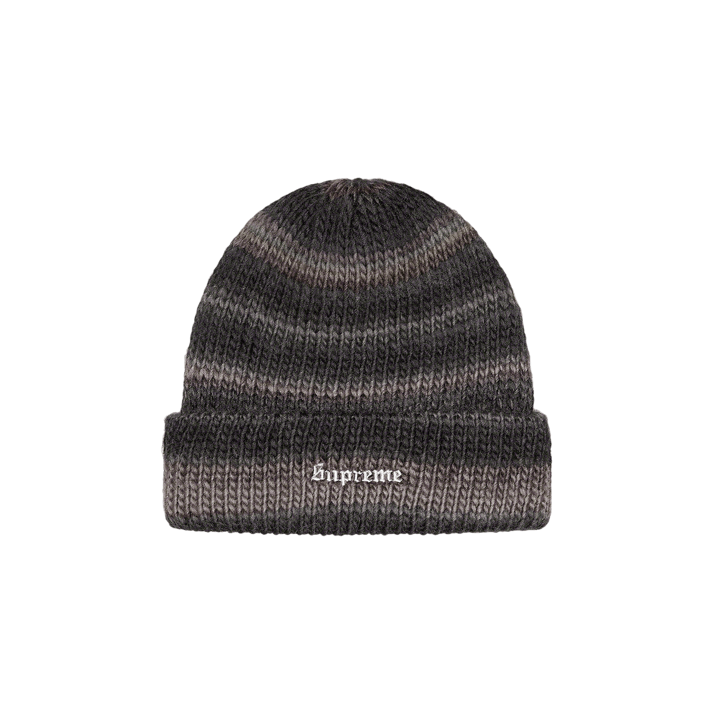 Buy Supreme Ombre Stripe Beanie 'Black' - FW22BN21 BLACK | GOAT