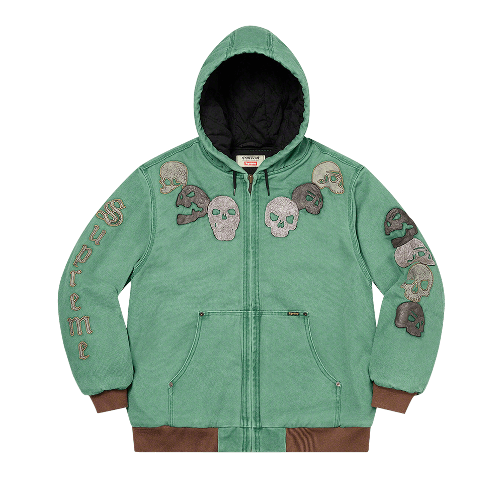 Buy Supreme x The Great China Wall Hooded Work Jacket 'Washed