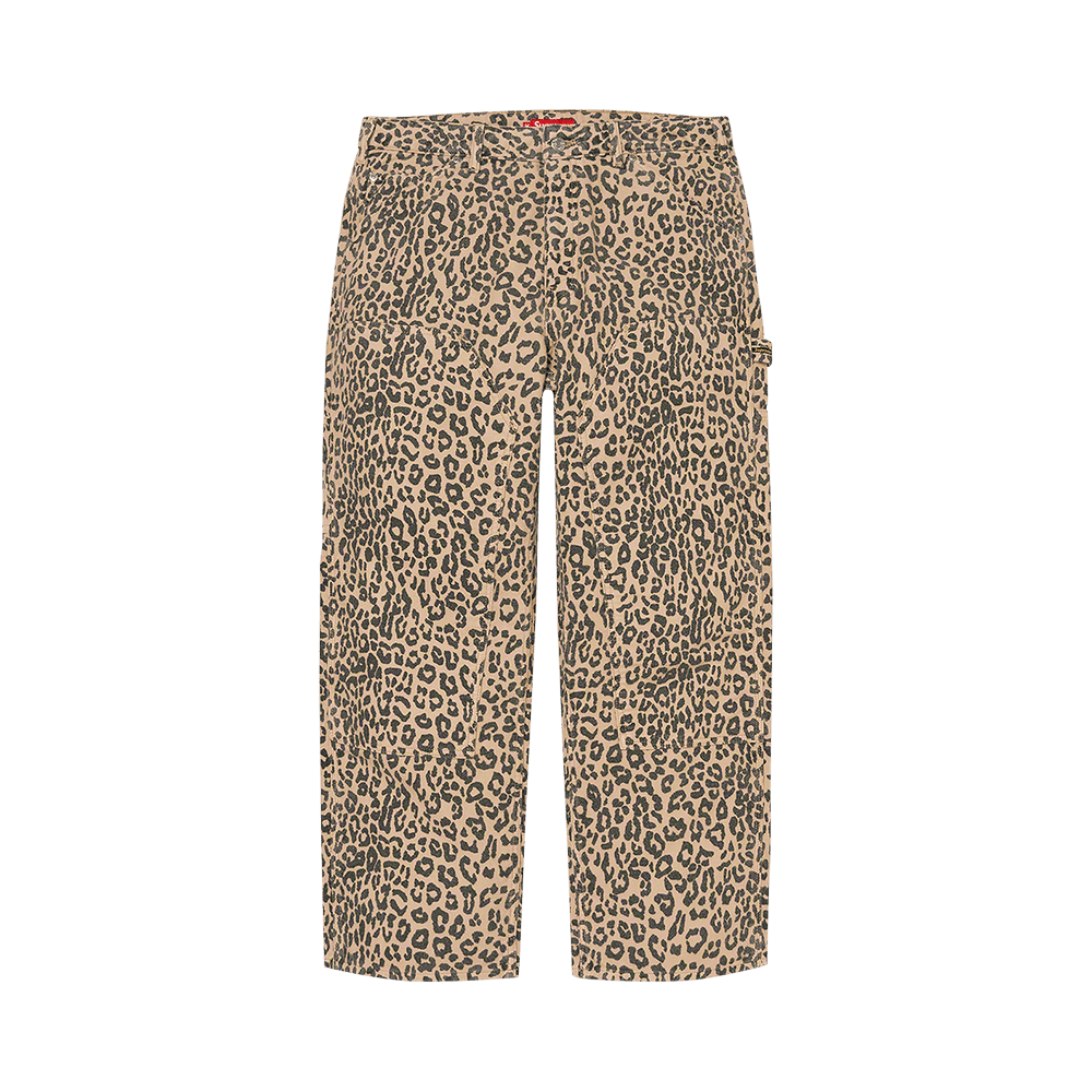 Buy Supreme Moleskin Double Knee Painter Pant 'Leopard' - FW22P44