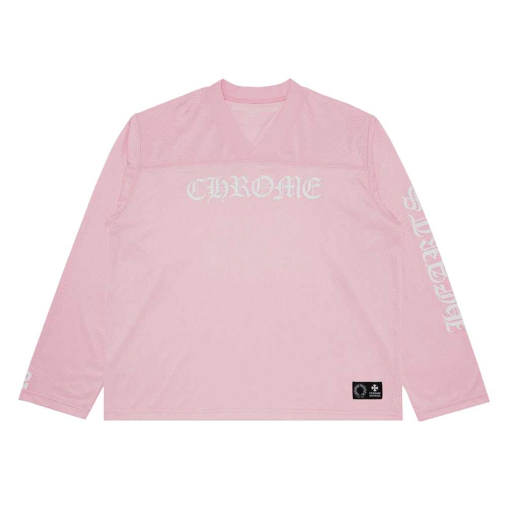 Buy Chrome Hearts Love You Mesh Warm Up Jersey 'Pink' - 1383