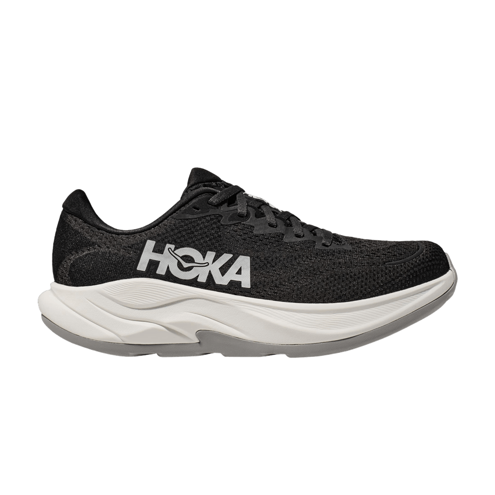 Hoka Rincon 4 2e Wide Black White