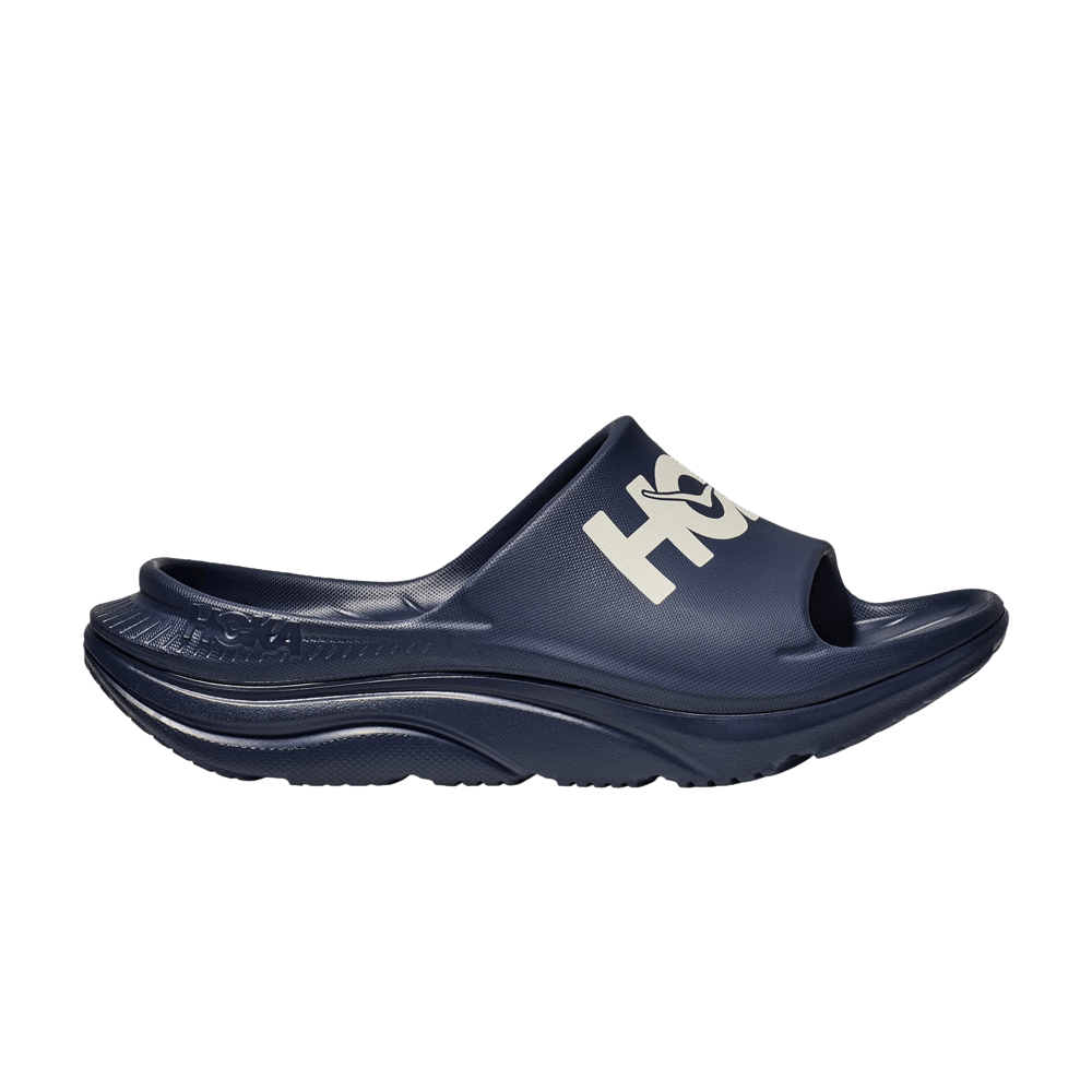 Hoka Ora Athletic Slide Varsity Navy White