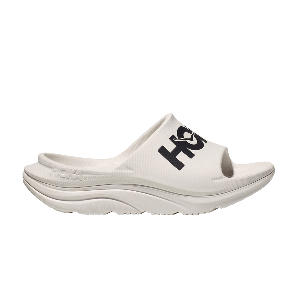 Hoka Ora Athletic Slide White Black