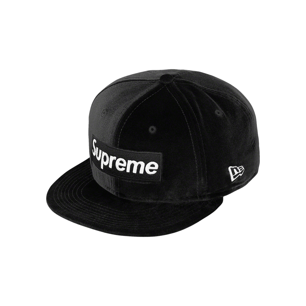 Buy Supreme Velour Box Logo New Era 'Black' - FW22H27 BLACK