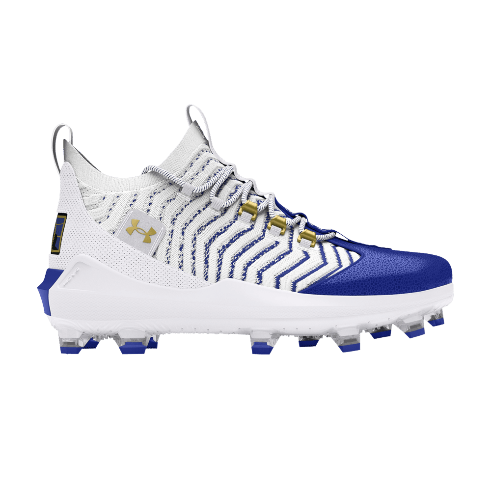 Under Armour Harper 9 Pro TPU \'White Metallic Gold\' 3027444-102 Baseball Multi S UA Under Armour Men main image 2