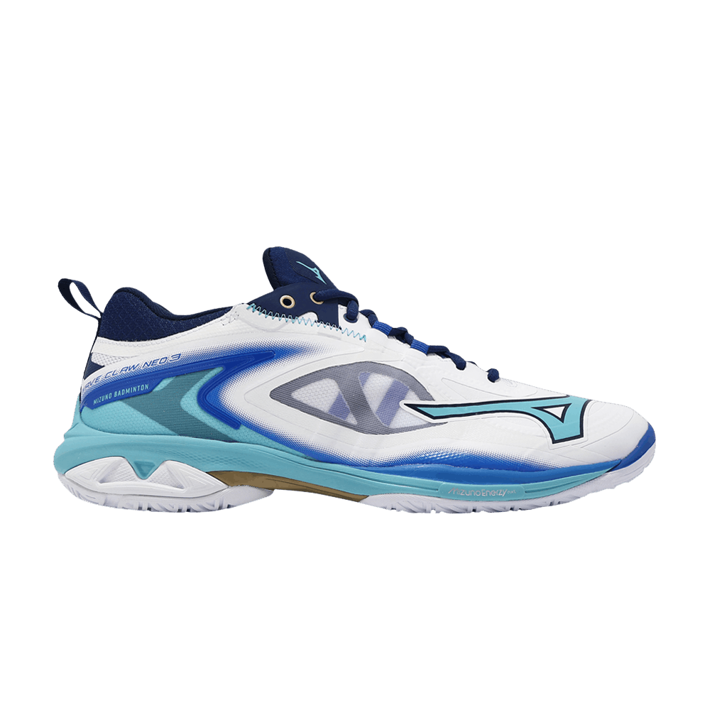 ミズノ WAVE CLAW 3 Mizuno Wave Claw 3 Fit (Light Blue) - JoyBadminton