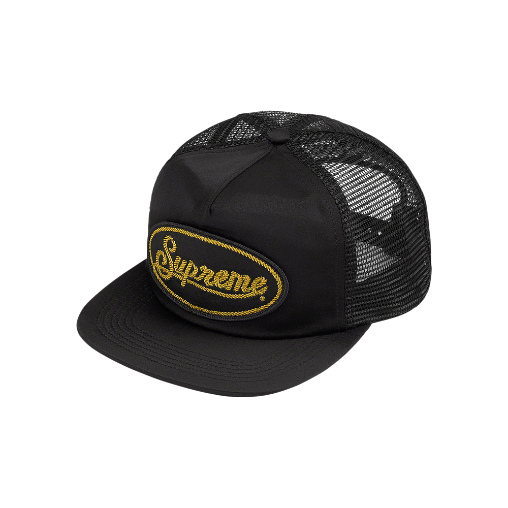 Buy Supreme Silk Mesh Back 5-Panel 'Black' - SS22H127 BLACK