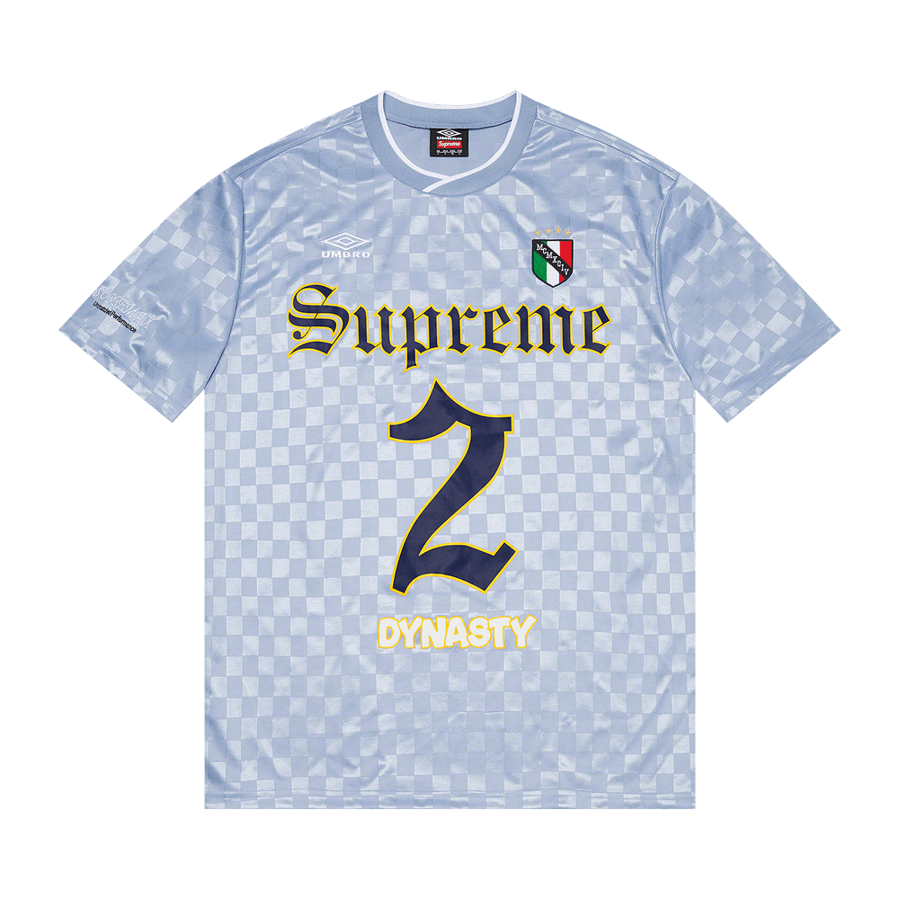 Buy Supreme x Umbro Soccer Jersey 'Light Blue' - SS22KN31 LIGHT BLUE | GOAT