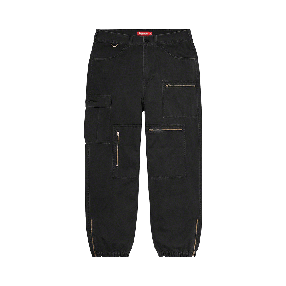 Buy Supreme Cargo Flight Pant 'Black' - SS21P22 BLACK | GOAT