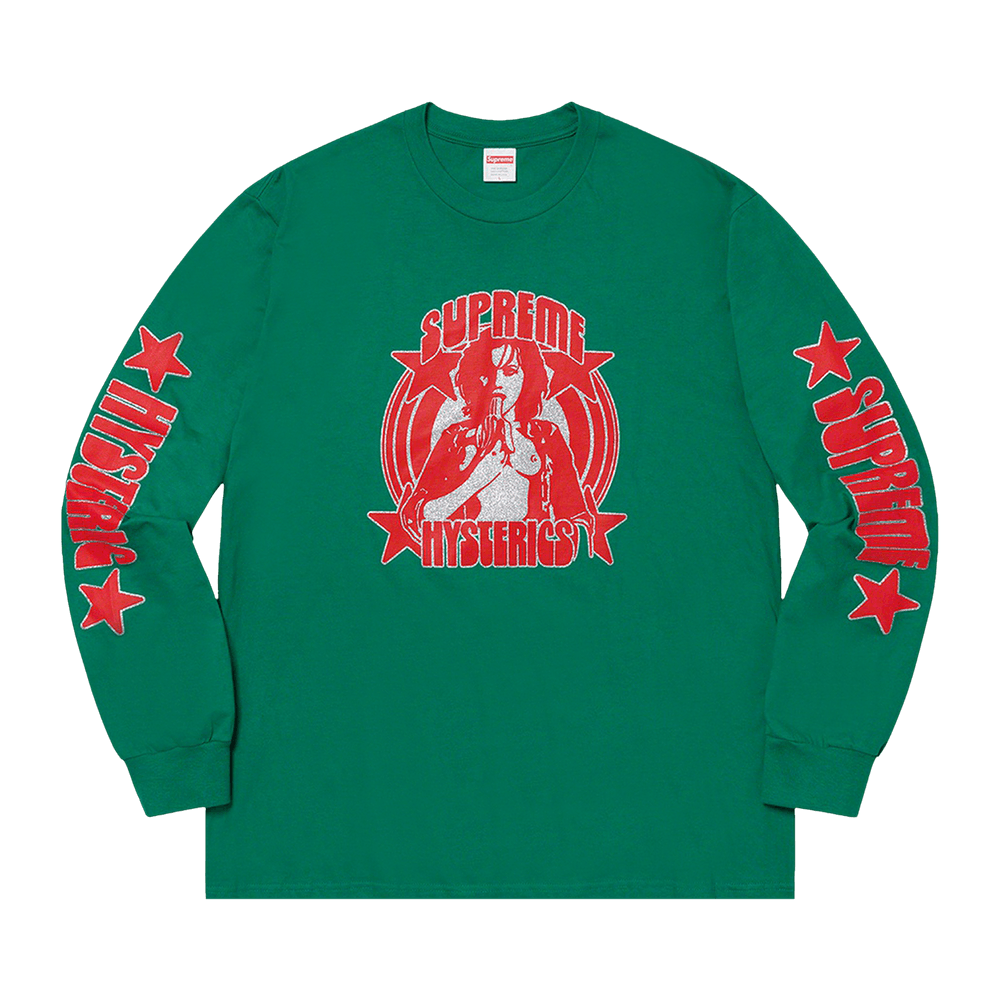 トップス HYSTERIC GLAMOUR Long sleeve T-shirt / L Buy Supreme x Hysteric Glamour Long-Sleeve Tee 'Green