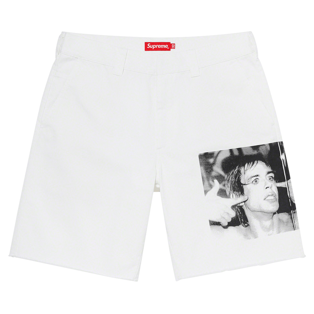Buy Supreme Iggy Pop Work Short 'White' - SS21SH28 WHITE | GOAT UK