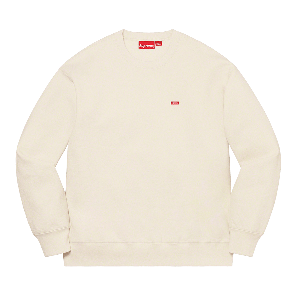 トップス Supreme crewneck small box logo natural Buy Supreme Small Box Crewneck 'Natural' - SS21SW50 NATURAL | GOAT