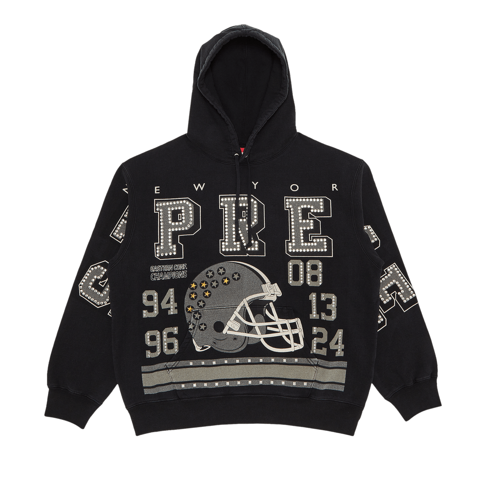 Buy Supreme Champions Studded Hooded Sweatshirt Black FW24SW47 BLACK GOAT UK