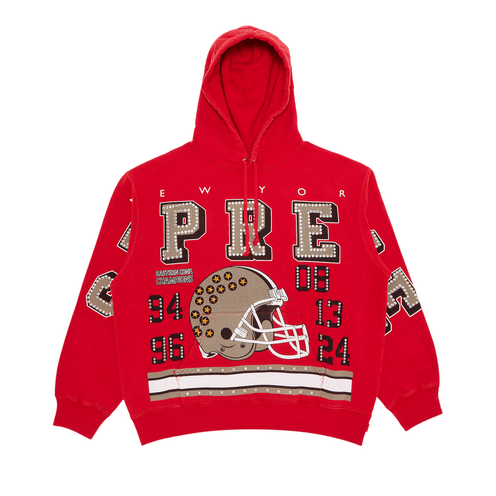 【Supreme】Champions Studded Hooded Sweatshirt★Black★24FW Supreme Champions Studded Hooded Sweatshirt (FW24) - $188