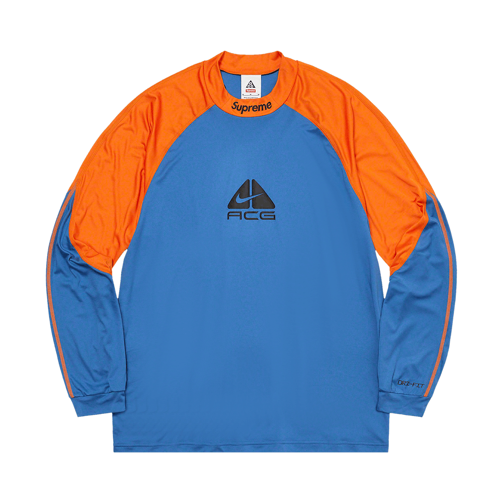 Buy Supreme x Nike ACG Jersey 'Dusty Blue' - FW22KN5 DUSTY BLUE | GOAT