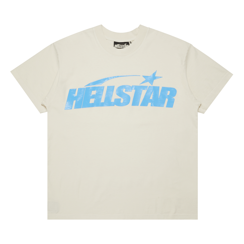 Hellstar Classic T-Shirt (Gel Print) White/Blue
