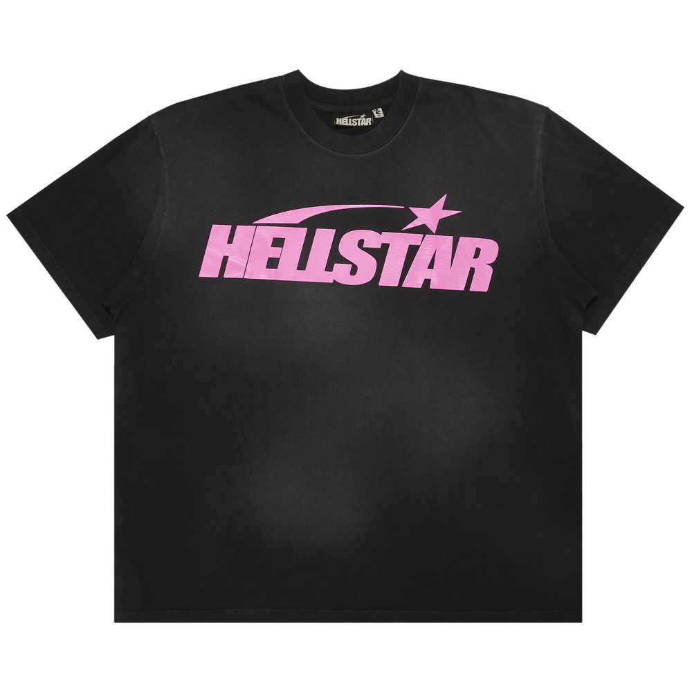 Buy Hellstar Classic T-Shirt (Gel Print) 'Black/Pink