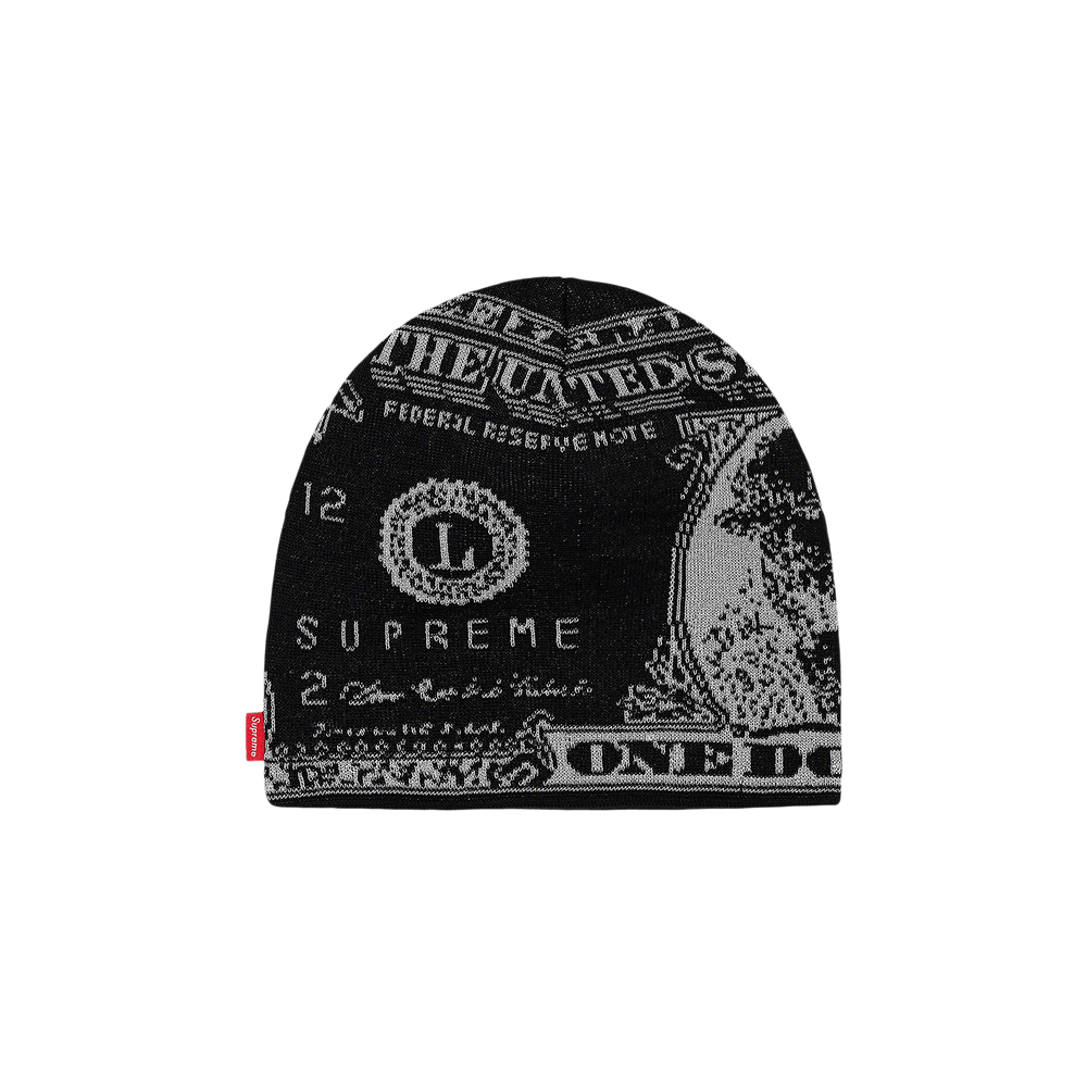Buy Supreme Dollar Beanie 'Black' - FW21BN38 BLACK | GOAT
