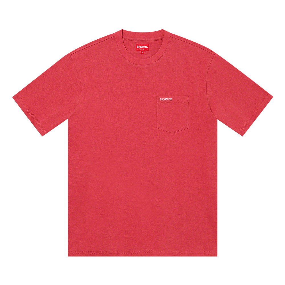 Supreme cotton pocket tee ×3 Buy Supreme Short-Sleeve Pocket Tee 'Red' - FW21KN88 RED