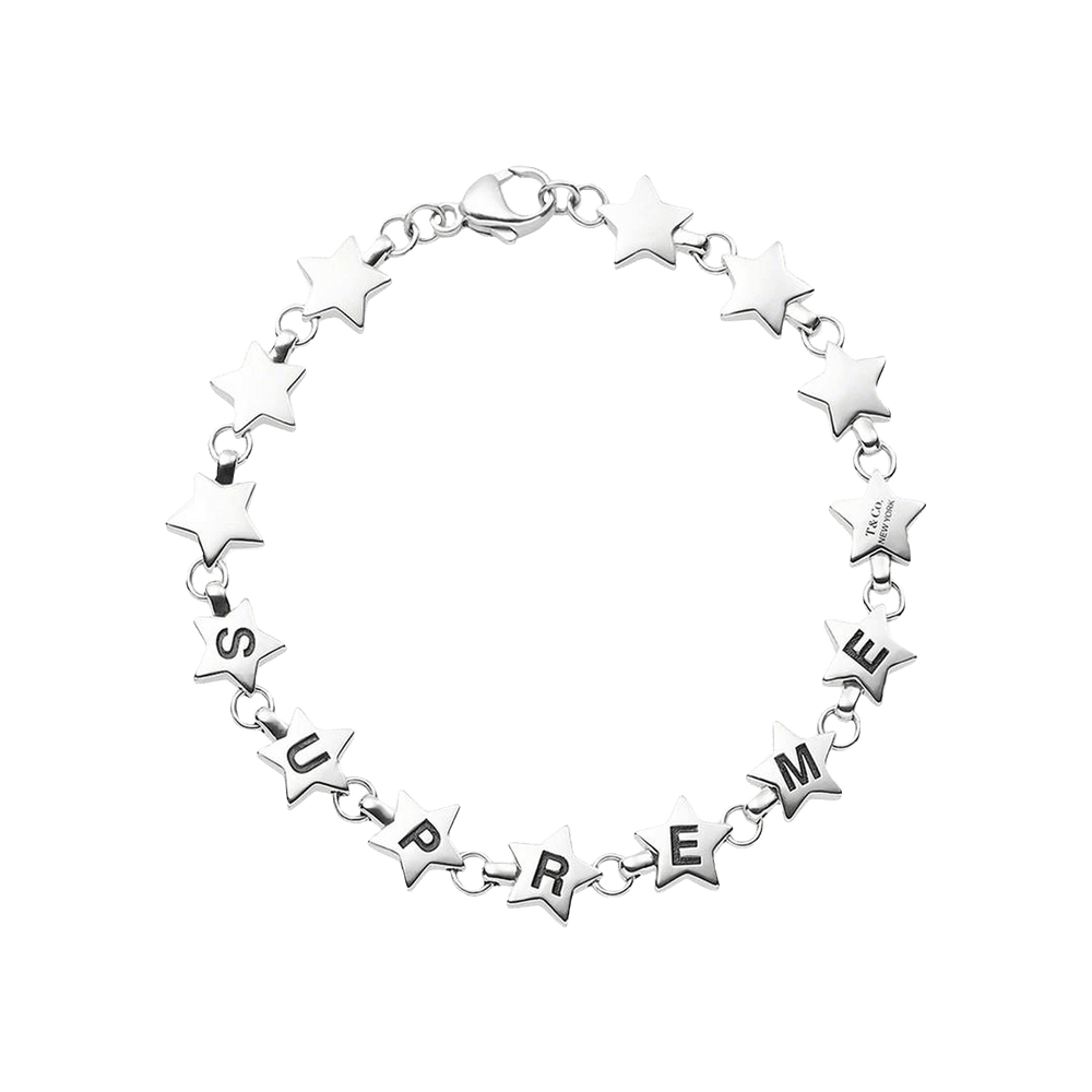 Buy Supreme x Tiffany & Co. Star Bracelet 'Silver' - FW21A31 SILVER | GOAT