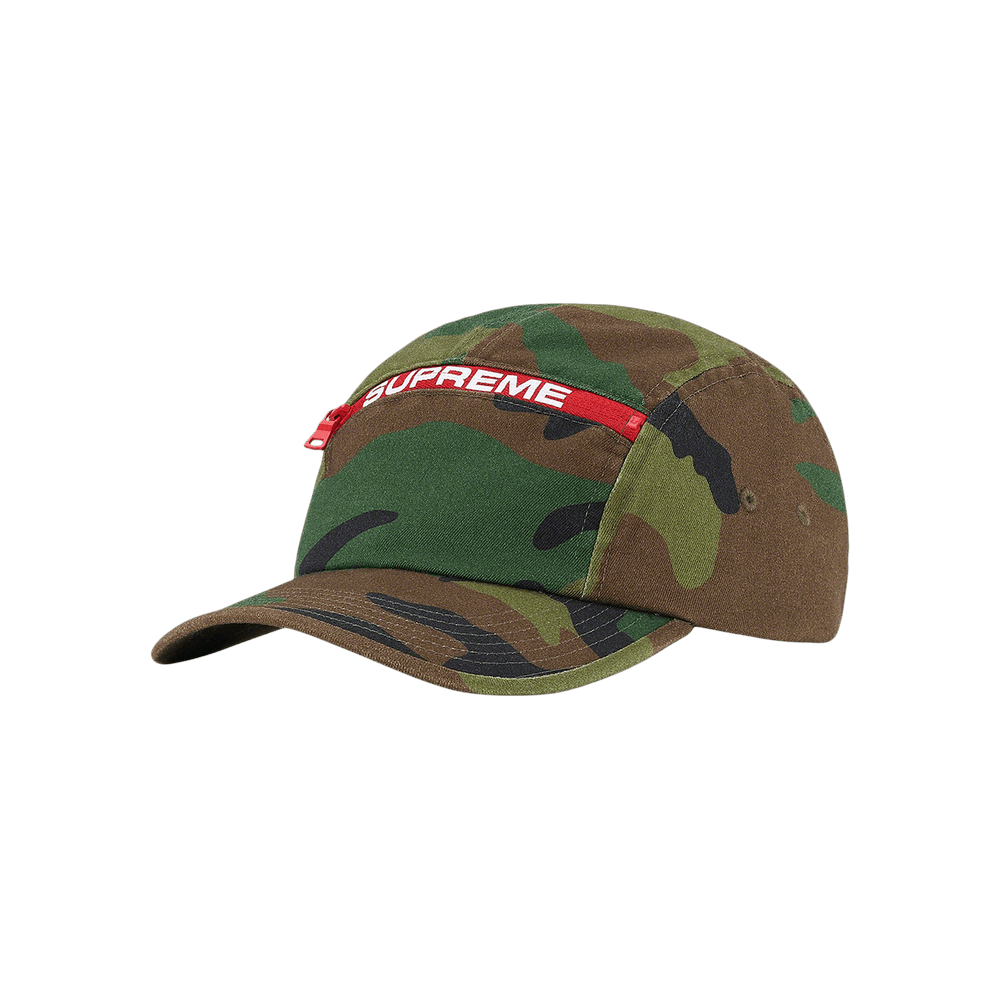 Buy Supreme Top Zip Camp Cap 'Woodland Camo' - FW21H87 WOODLAND