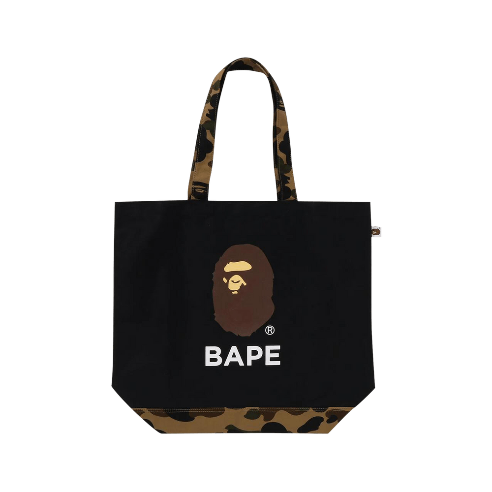 Buy BAPE 1st Camo Ape Head Tote Bag 'Black' - 1K80 189 009 BLACK