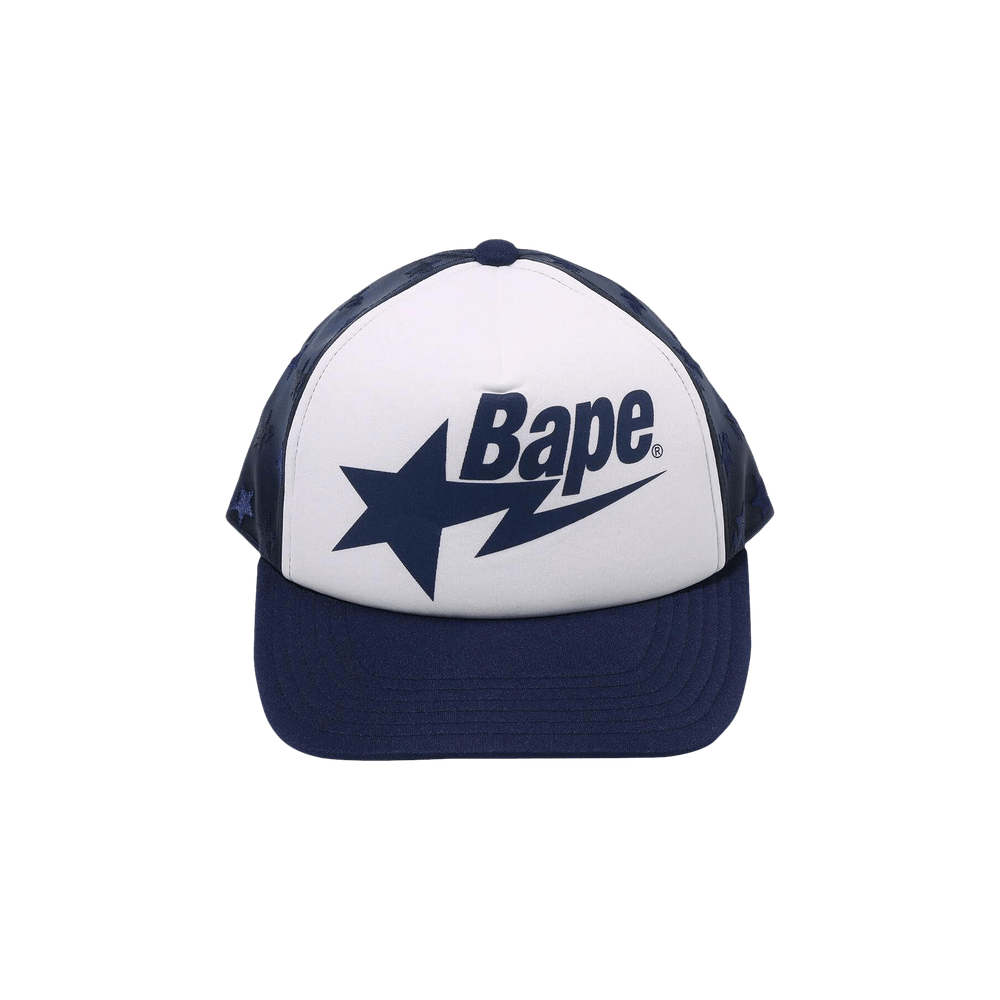 Buy BAPE Sta Mesh Cap 'Navy' - 1K80 180 009 NAVY | GOAT