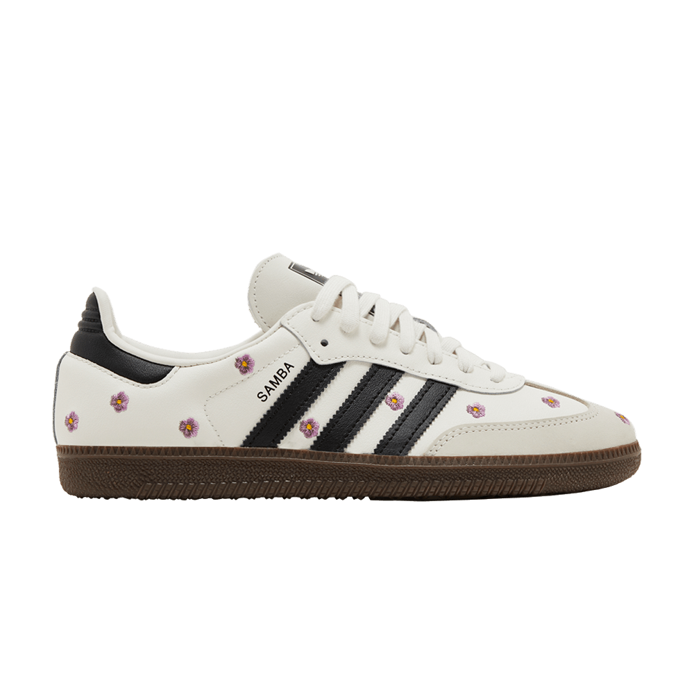 Buy Wmns Samba OG 'White Floral Embroidery' - IF4398 | GOAT
