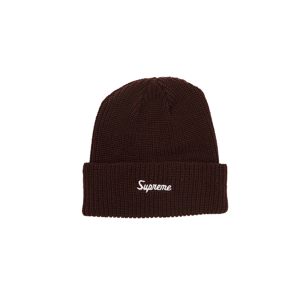 海外最新 Supreme Loose Gauge Beanie 'Brown' 帽子