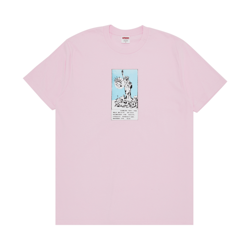 Size xl Supreme Liberty Tee 'Light Pink'