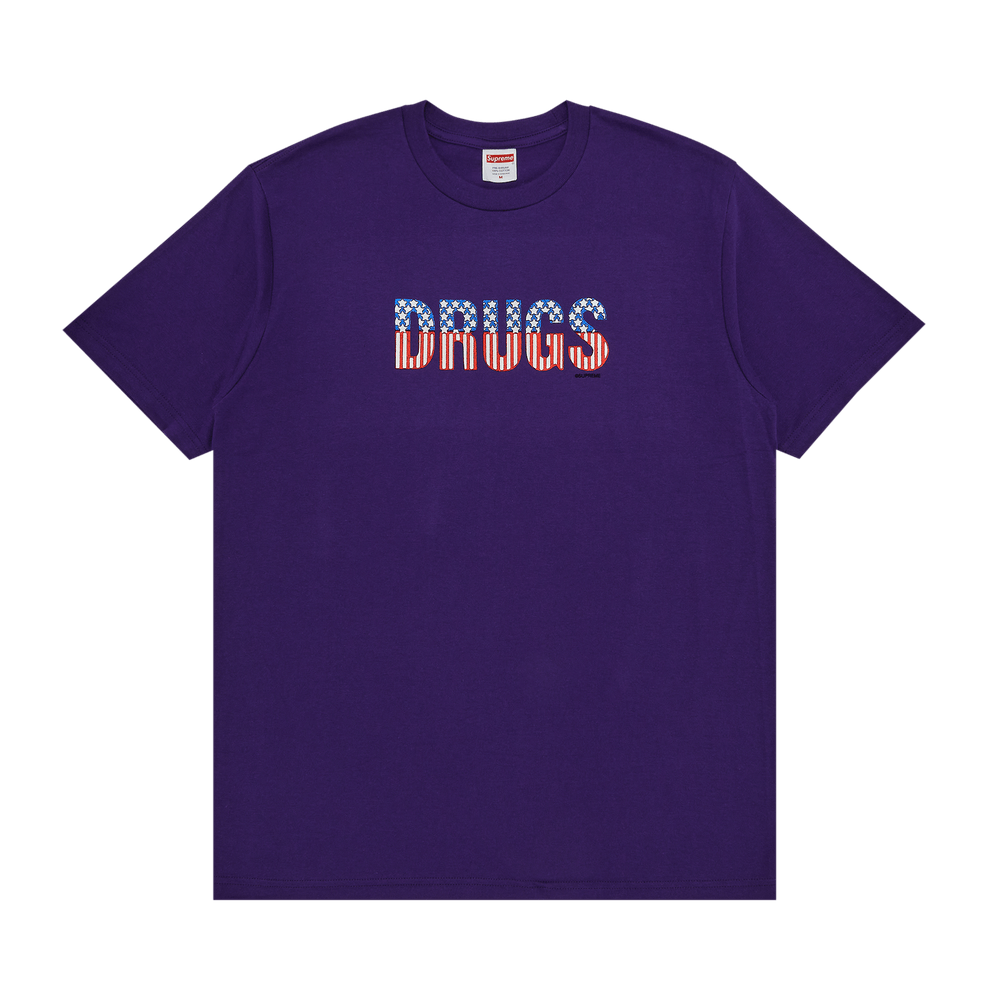 Buy Supreme Drugs Tee 'Purple' - FW24T35 PURPLE | GOAT