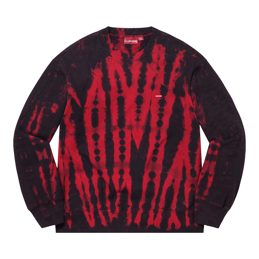 トップス Supreme Small Box Crewneck Red Tie Dye Buy Supreme Small Box Crewneck 'Red Tie Dye' - FW21SW68 RED