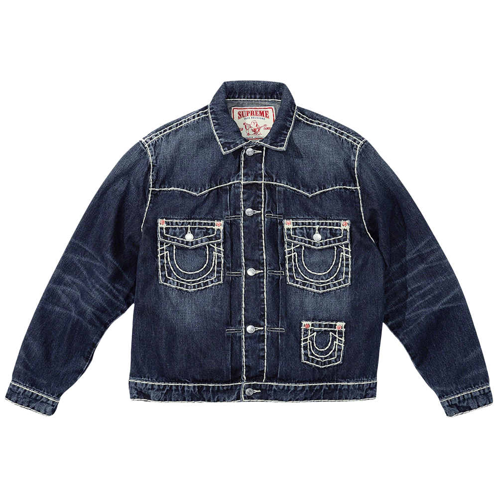 Supreme × True Religion デニムジャケット 21FW 青 Buy Supreme x True Religion Denim Trucker Jacket 'Washed Blue