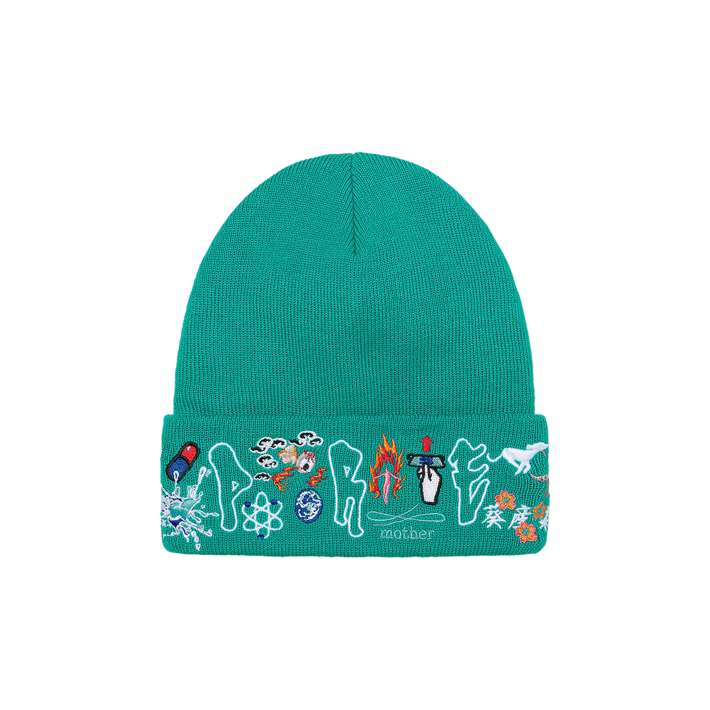 Buy Supreme AOI Icons Beanie 'Dark Aqua' - FW21BN62 DARK AQUA | GOAT