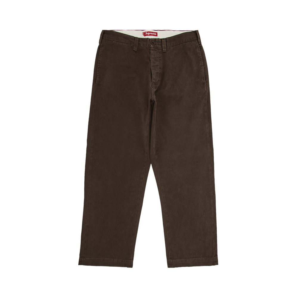 Buy Supreme Chino Pant 'Brown' - FW22P32 BROWN | GOAT