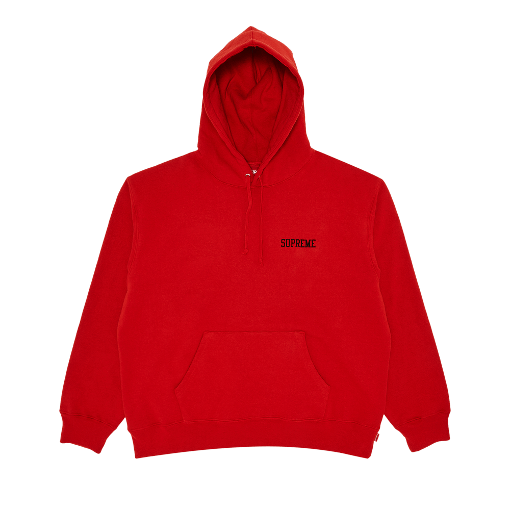 【Supreme】Wild Embroidered Hooded★Burnt Red★24FW★ Supreme Wild Embroidered Hooded Sweatshirt (FW24) - $168
