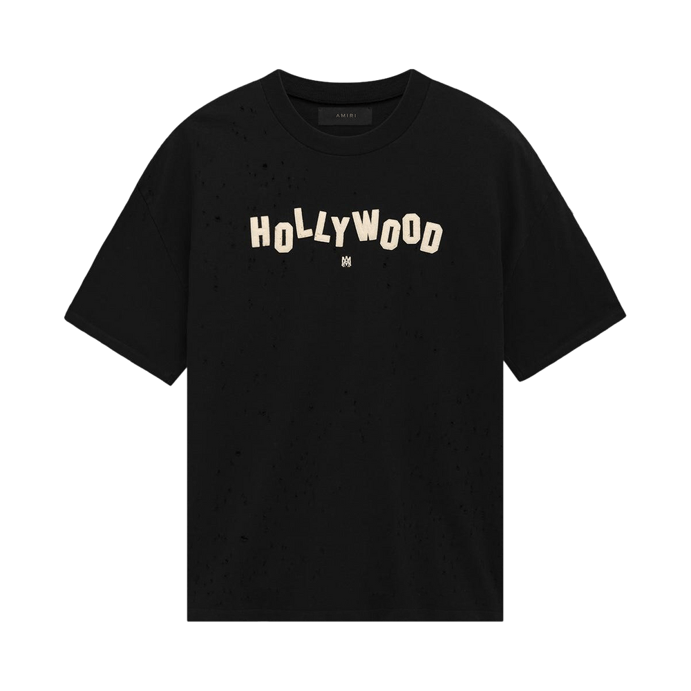 Buy Amiri Hollywood Shotgun Tee 'Black' - AMJYTE1092 001
