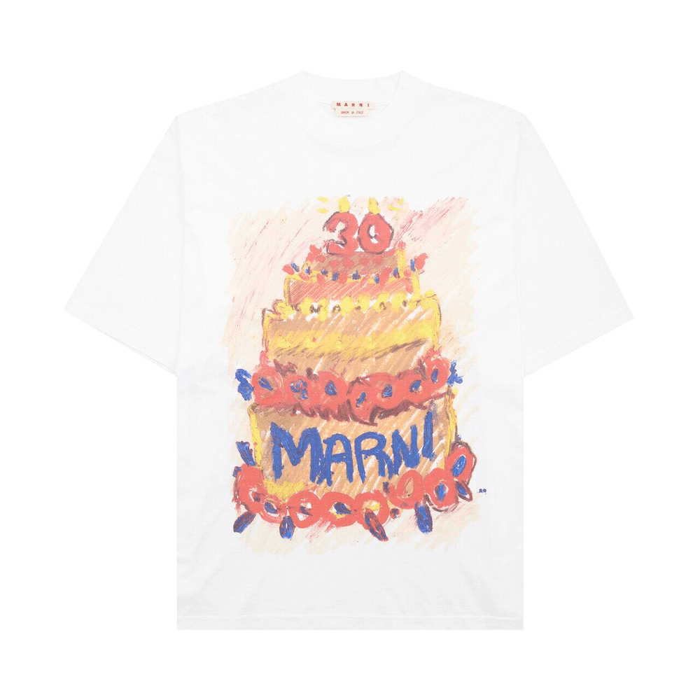 MARNI バースデーケーキ Tシャツ Buy Marni Birthday Cake T-Shirt 'White/Multicolor