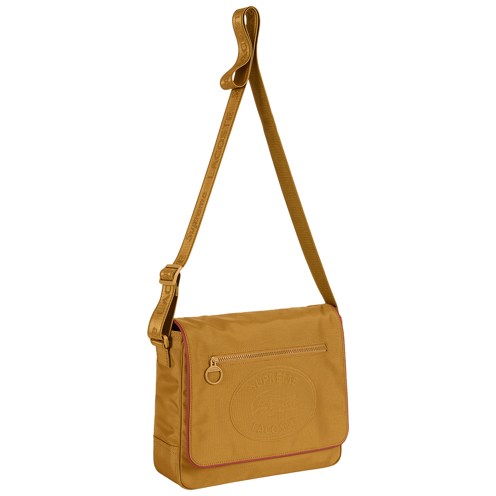 Buy Supreme x Lacoste Small Messenger Bag 'Gold Rust' - FW19B5