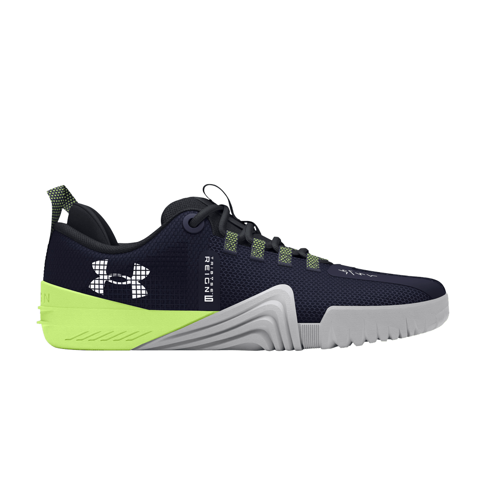 Under Armour Tribase Reign 6 Midnight Navy Morph Green