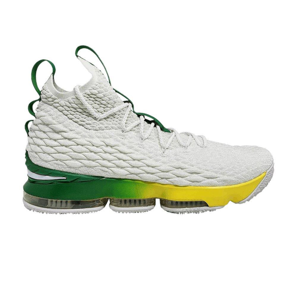 Lebron 15 green and white shop